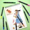 Acrylic Paint Markers,18pcs Dual Tip Acrylic Paint Set,Acrylic Paint Marker Pens with Brush Tip and Dot Tip for Painting Rock Diy Crafts Art Supplies